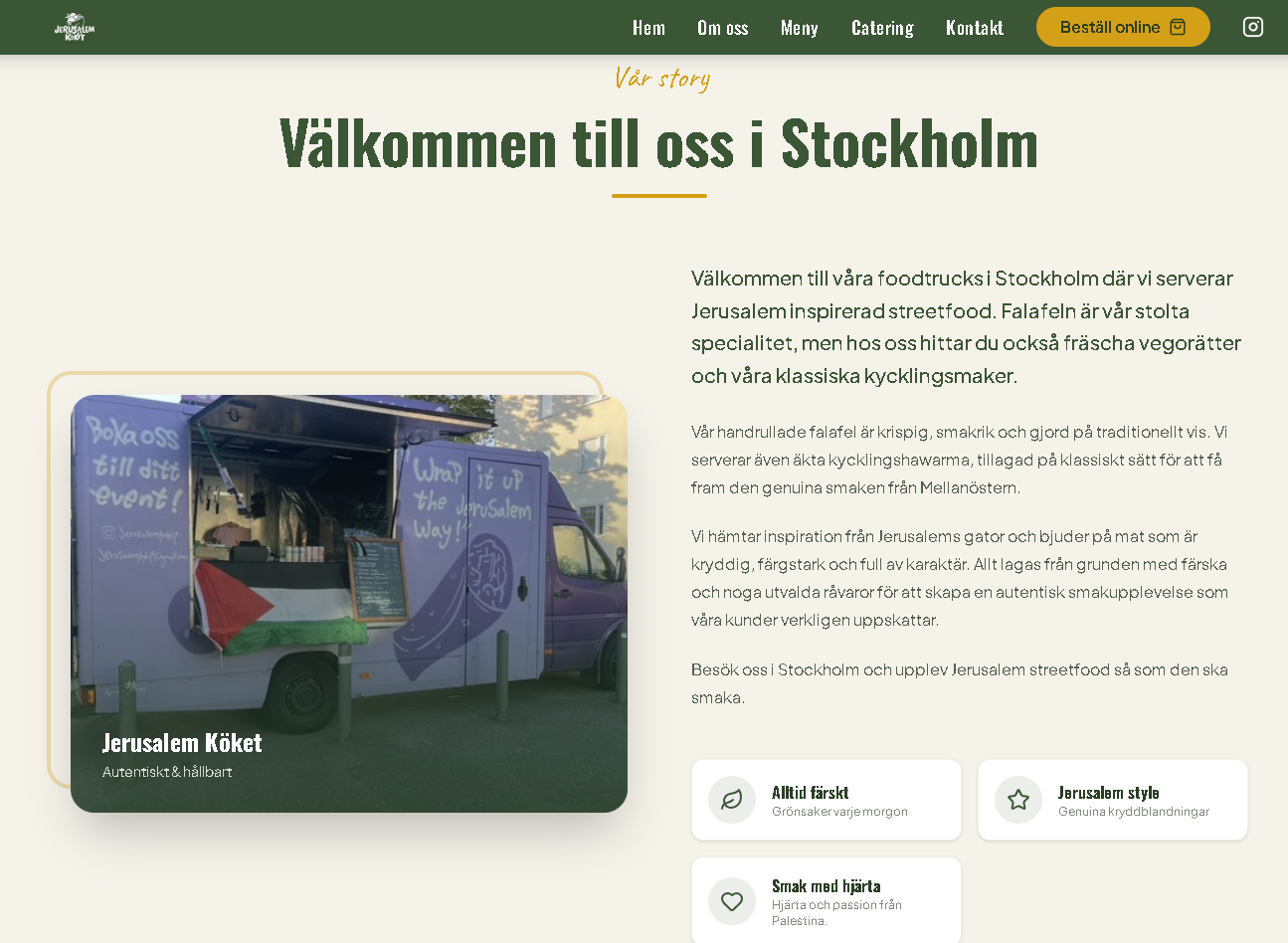 Välkommen till Jerusalem sida