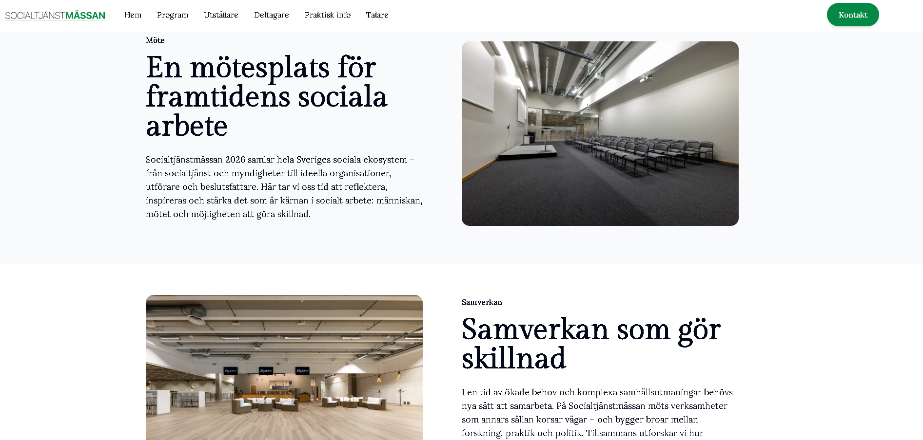 Socialtjansmassan startsida